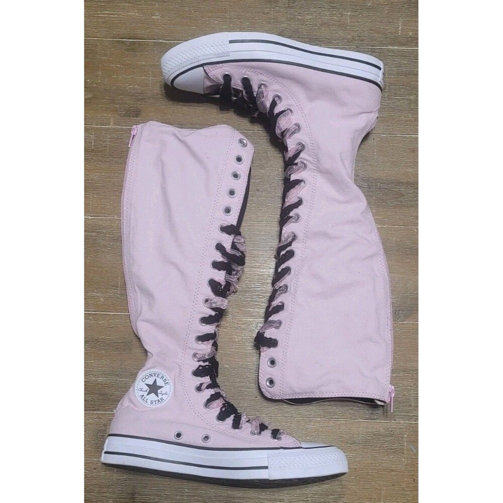 Size 6 - Converse Chuck Taylor All Star XX High Double Lace Women's Pink Shoes - Picture 2 of 6